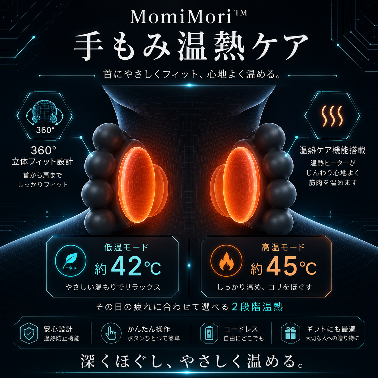 MomiMori™ まるで、専属セラピストのような心地よさ。