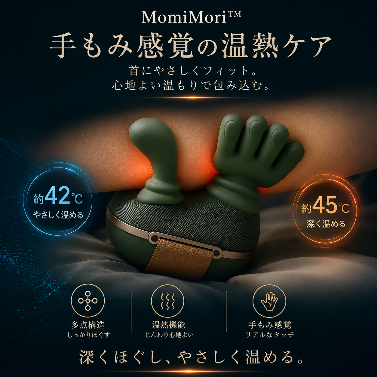 MomiMori™ まるで、専属セラピストのような心地よさ。
